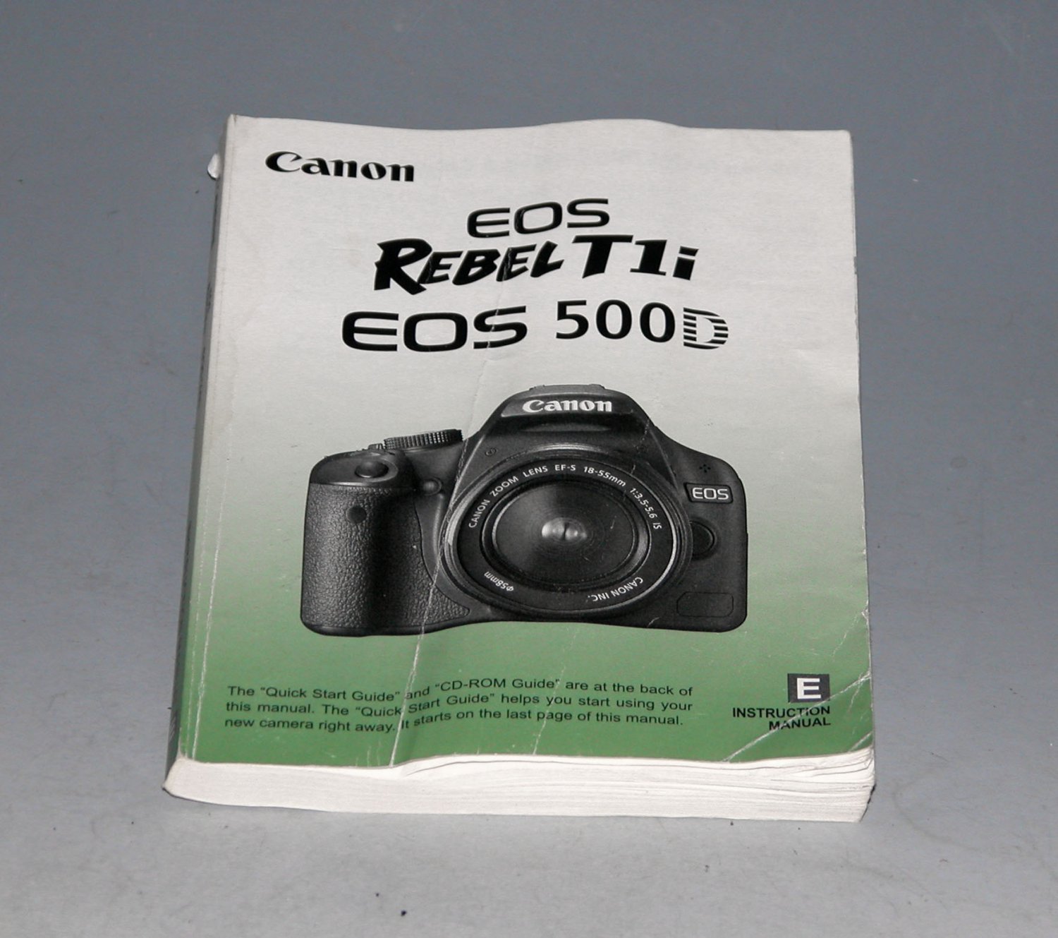 Canon Rebel T1i EOS 500D Instruction Owners Manual Book