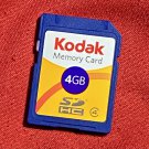 Kodak SDHC 4GB Class 4 Flash Memory Card KSD4GBPSBNA
