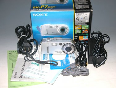 Sony Cyber-shot DSC-P7 3.2 MP Digital Camera - Silver #3007