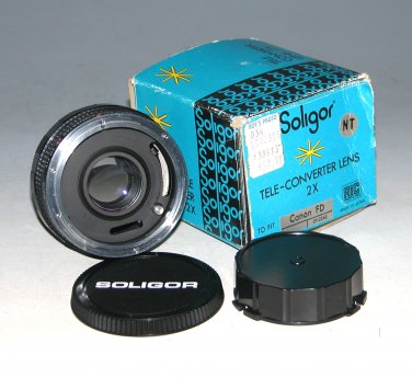 Soligor Auto Tele Converter 2X To Fit Canon FD Lens 09-2245 (Japan)