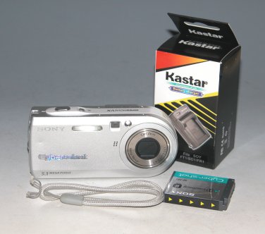 Sony Cyber-shot DSC-P100 5.1MP Digital Camera - Silver #6267