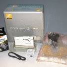 Nikon Coolpix S5 6.0MP Digital Camera  - White #2642