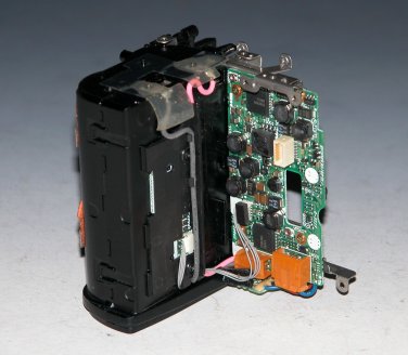 Konica Minolta DiMAGE A1 A2 Battery Box w/PCB Board & Doors - Repair Parts