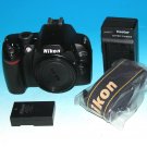 Nikon D60 10.2 MP Digital SLR Camera (Body Only) #5665- Shutter Count 2172 Nikon D60 10.2 MP Digital SLR Camera (Body Only) #5665- Shutter Count 2172