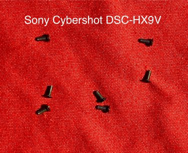Body Screws (7pcs) For Sony Cyber-shot DSC-HX9V Digital Camera