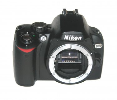 Nikon D60 10.2 MP Digital SLR Camera (Body Only) #0163- Shutter Count 4372