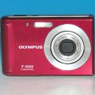 Olympus Tough T-100 12.0MP Digital Camera - Red #2004 (Some LCD Pixel Damage) Olympus Tough T-100 12.0MP Digital Camera - Red #2004 (Some LCD Pixel Damage)