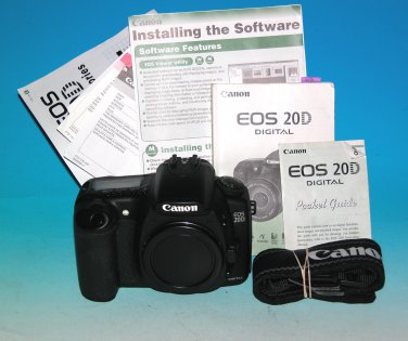 Canon EOS 20D 8.2MP Digital SLR Camera (Body Only) #5545