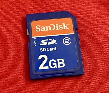 SanDisk 2 GB Class 2 SD Flash Memory Card SDSDB-2048-A11