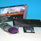 Vivitar 62mm 3-Piece Polarizing/UV/F-DL Filter Kit