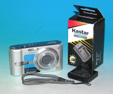 Panasonic DMC-FX12 7.2MP Digital Camera - Silver #6526