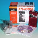 Sylvania DV-2100 2 In 1 Pocket Digital Video Camera - Red