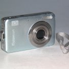 HP Photosmart R742 7MP Digital Camera - Silver Blue #10HX (Some Pixels Damage)