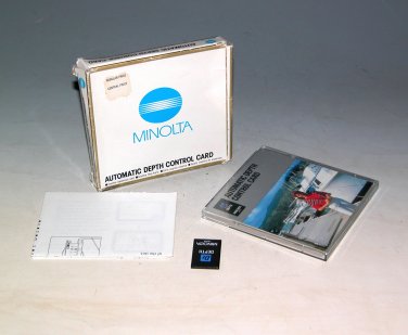 Minolta Maxxum Depth Control Card For 7000i 5000i 9xi SLR Film Cameras
