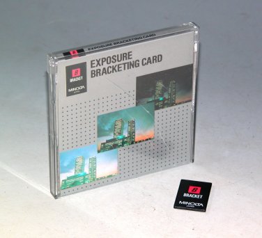 Minolta Maxxum Exposure Bracketing Card For 7000i 5000i 9xi SLR Film Cameras