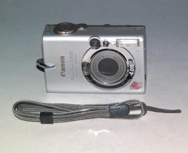 Reconditioned - Canon PowerShot Digital ELPH S400 4.0MP Digital Camera #4214