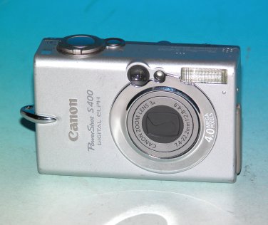 Reconditioned - Canon PowerShot Digital ELPH S400 4.0MP Digital Camera #3180