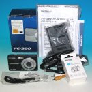 Olympus FE-360 8.0MP Digital Camera - Black #1761 (Open Box)