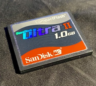 SanDisk 1GB Ultra II CompactFlash Memory Card