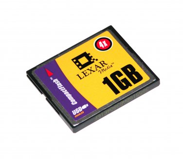 Lexar Media 1 GB 4X Compact Flash Memory Card (CF1GB-231)