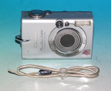 Reconditioned - Canon PowerShot Digital ELPH S400 4.0MP Digital Camera #4763