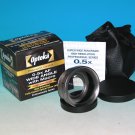 OPTEKA 0.5x AF Digital Super Wide Angle Macro Lens Precision Optics 52mm (Japan)