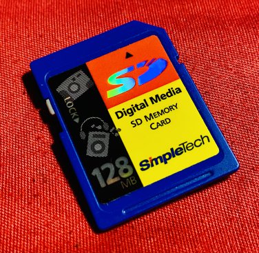 SimpleTech STI-SD/128 128MB SecureDigital Card
