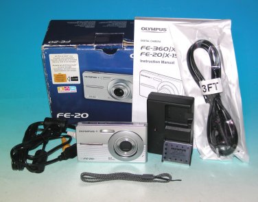Olympus FE-20 8.0MP Digital Camera - Silver #0967