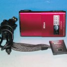 Nikon Coolpix S80 14.1 MP Digital Camera - Red #3256