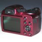 GE Power Pro X500 16MP with 15x Optical Zoom Digital Camera - Burgundy Red