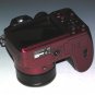 GE Power Pro X500 16MP with 15x Optical Zoom Digital Camera - Burgundy Red
