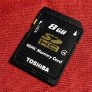 Toshiba 8GB SDHC Class 4 Secure Digital Memory Card (SD-K08G2B8TRT)