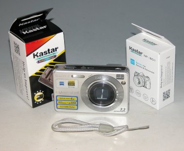 Sony Cyber-shot DSC-W120 7.2MP Digital Camera - Silver #8171