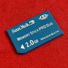 SanDisk 2GB Memory Stick PRO Duo Flash Memory Card