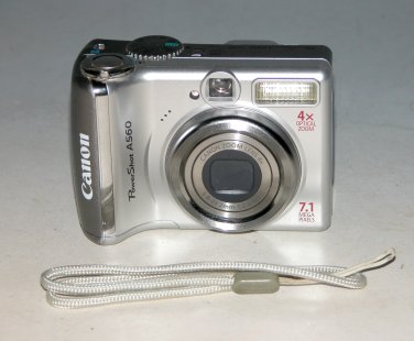 Canon PowerShot A560 7.1MP Digital Camera - Silver #7138