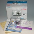 Sony Cyber-shot DSC-S90 4.1MP Digital Camera - Silver #8242