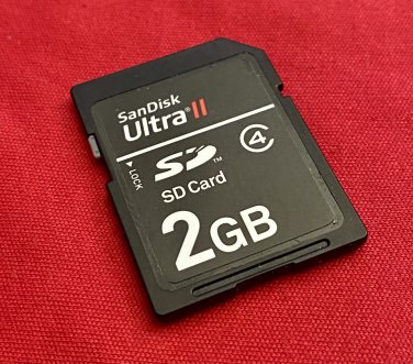 Sandisk Ultra II 2GB SD Flash Memory Card (Class 4)