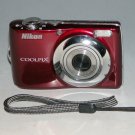 Nikon COOLPIX L22 12.0MP Digital Camera - Red #9619