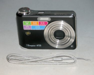 GE Smart Series A735 7.0MP Digital Camera - Black #0943