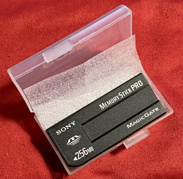 Sony MSX-256S Memory Stick PRO Flash Media Magic Gate (256MB) #A825F5A