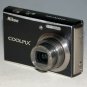 Nikon Coolpix S610c 10MP Digital Camera - Midnight Black #0289