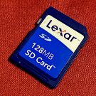 Lexar Media 128MB SD Memory Card (Taiwan)