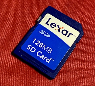 Lexar Media 128MB SD Memory Card (Taiwan)