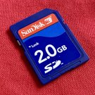 SanDisk 2GB SD Memory Card SDSDB-2048-A11