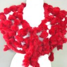 Red Rabbit Fur Shawl  1000FUR