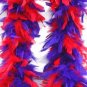 Red & Purple Feather BOA