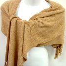 Beige Chenille Feel Shawl