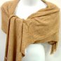 Beige Chenille Feel Shawl