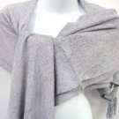 Grey Chenille Feel Shawl