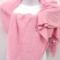 Light Pink Chenille Feel Shawl